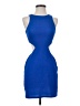 Naven 100% Polyester Solid Blue Cocktail Dress Size XS - photo 1