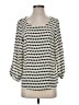 Brixon Ivy Polka Dots Ivory 3/4 Sleeve Blouse Size S - photo 1