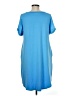Mittoshop Solid Blue Casual Dress Size M - photo 2