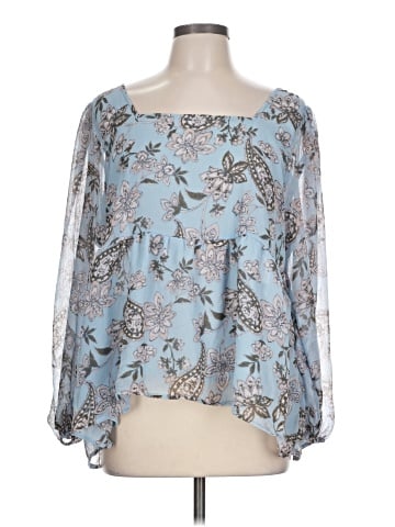 American Eagle Outfitters 3/4 Sleeve Blouse (view 1)