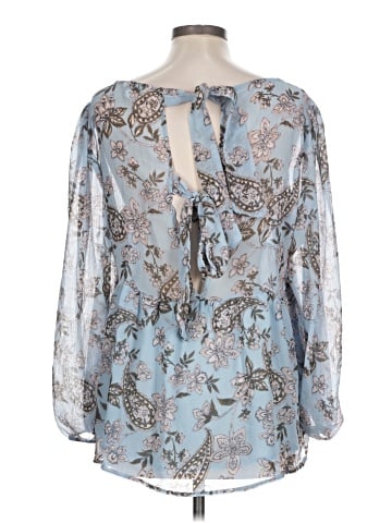 American Eagle Outfitters 3/4 Sleeve Blouse (view 2)