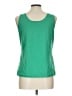 Chico's Green Tank Top Size Lg (2) - photo 2