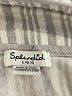 Splendid Stripes Silver Long Sleeve Blouse Size L - photo 7