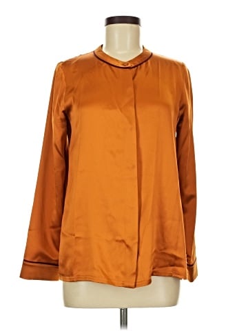 Marc by Marc Jacobs Long Sleeve Silk Top (view 1)