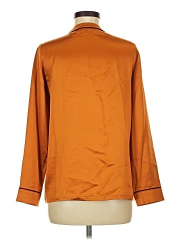 Marc by Marc Jacobs Long Sleeve Silk Top (view 2)