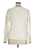 Talbots 100% Cotton Solid Ivory Pullover Sweater Size XL - photo 2
