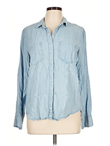 Velvet Heart Long Sleeve Button-Down Shirt (view 1)