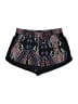 Xhilaration 100% Polyester Print Black Shorts Size L - photo 1