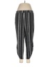 Susan Graver Stripes Silver Casual Pants Size M - photo 1