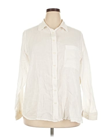 St. John's Bay Long Sleeve Button-Down Shirt (view 1)