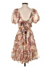 1.State Paisley Orange Cocktail Dress Size S - photo 2