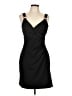 Guess Solid Black Cocktail Dress Size 12 - photo 1