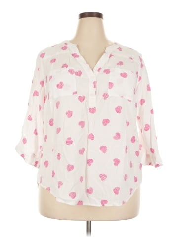Torrid 3/4 Sleeve Blouse (view 1)