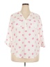 Torrid Hearts Ivory 3/4 Sleeve Blouse Size 2X Plus (2) - photo 1