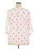 Torrid Hearts Ivory 3/4 Sleeve Blouse Size 2X Plus (2) - photo 2