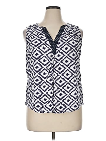 Skies Are Blue Sleeveless Blouse (view 1)