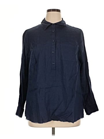 INC International Concepts 3/4 Sleeve Button-Down Shirt (view 1)