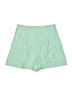 Express Solid Green Shorts Size 0 - photo 1