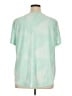 Notations Teal Short Sleeve Blouse Size 1X - photo 2