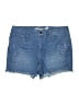Seven7 Stars Blue Denim Shorts Size 16 - photo 1