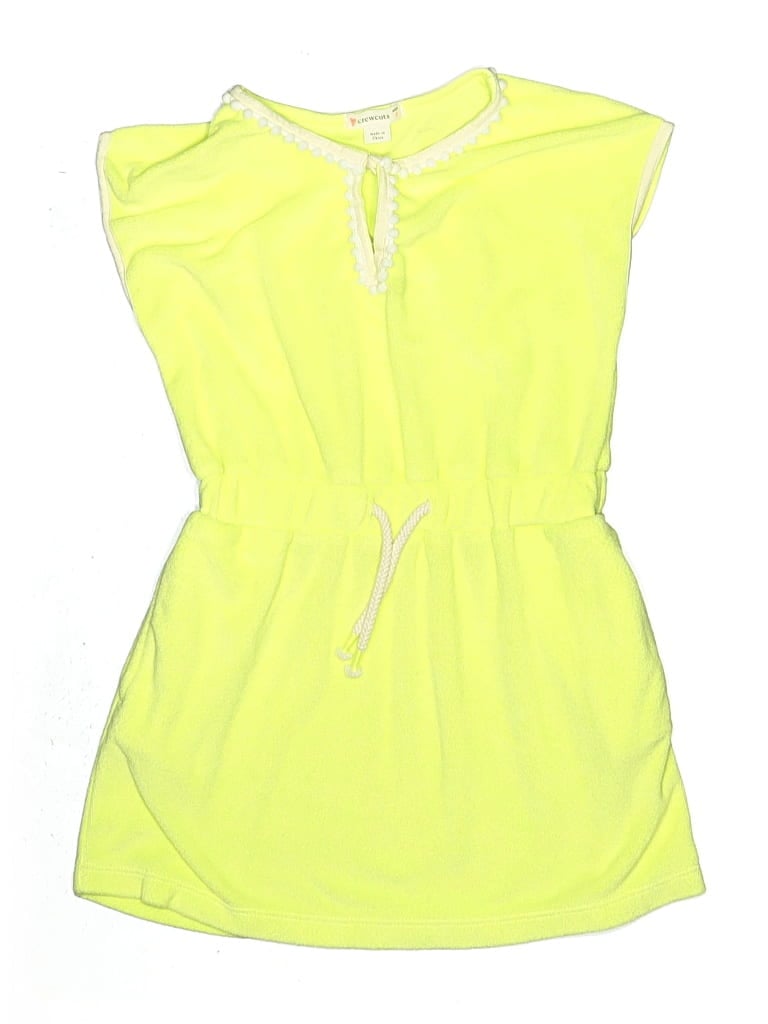Pre-owned Crewcuts Kids' Dress In Green