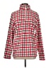 Lands' End 100% Polyester Plaid Red Pullover Sweater Size M (tall) - photo 1