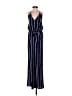 J for Justify Stripes Blue Jumpsuit Size M - photo 1