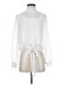 1.State 100% Polyester White Long Sleeve Blouse Size S - photo 1