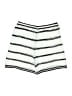 Shein Curve 100% Polyester Stripes Ivory Shorts Size 12 Plus (0) - photo 2