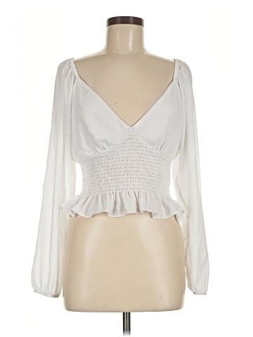 WAYF Long Sleeve Blouse (view 1)
