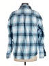 Levi's 100% Cotton Plaid Blue Long Sleeve Button-Down Shirt Size M - photo 2