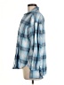 Levi's 100% Cotton Plaid Blue Long Sleeve Button-Down Shirt Size M - photo 5