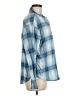 Levi's 100% Cotton Plaid Blue Long Sleeve Button-Down Shirt Size M - photo 4