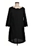 CeCe 100% Polyester Solid Black Casual Dress Size 6 - photo 1