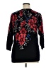 C.D. Daniels 100% Acrylic Floral Black Pullover Sweater Size 1X - photo 2