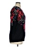 C.D. Daniels 100% Acrylic Floral Black Pullover Sweater Size 1X - photo 4