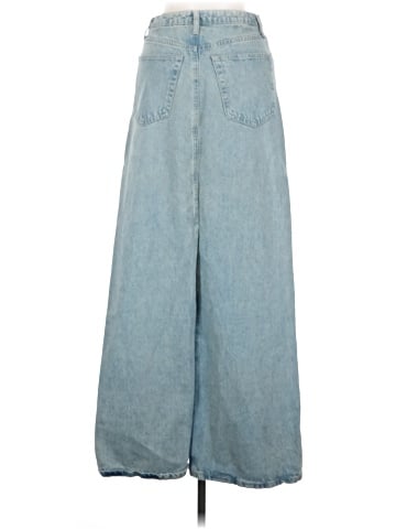Topshop Denim Skirt (view 2)