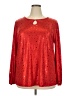 Cure Red Long Sleeve Blouse Size 2XL - photo 1