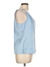 Boston Proper Blue Sleeveless Blouse Size 10 - photo 4