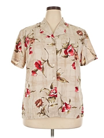 Laura Scott Short Sleeve Blouse (view 1)