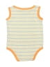 Hb 100% Cotton Stripes Yellow Short Sleeve Onesie Size 9-12 mo - photo 2