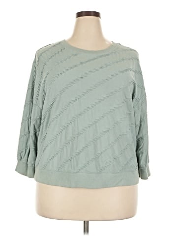 Simply Vera Vera Wang 3/4 Sleeve T-Shirt (view 1)