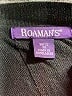Roaman's Black Sweater Vest Size 30 (3X) - photo 7