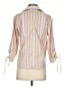 DCC Stripes Pink 3/4 Sleeve Blouse Size S - photo 2