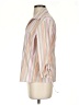 DCC Stripes Pink 3/4 Sleeve Blouse Size S - photo 5