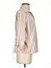 DCC Stripes Pink 3/4 Sleeve Blouse Size S - photo 4