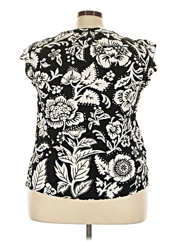 Jones New York Short Sleeve Blouse (view 2)