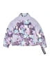 Genuine Kids from Oshkosh 100% Polyester Floral Purple Track Jacket Size 10 - photo 1
