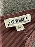 Say What? Stripes Burgundy Jumpsuit Size S - photo 4