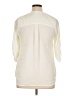 Monteau 100% Polyester Ivory 3/4 Sleeve Blouse Size XL - photo 2